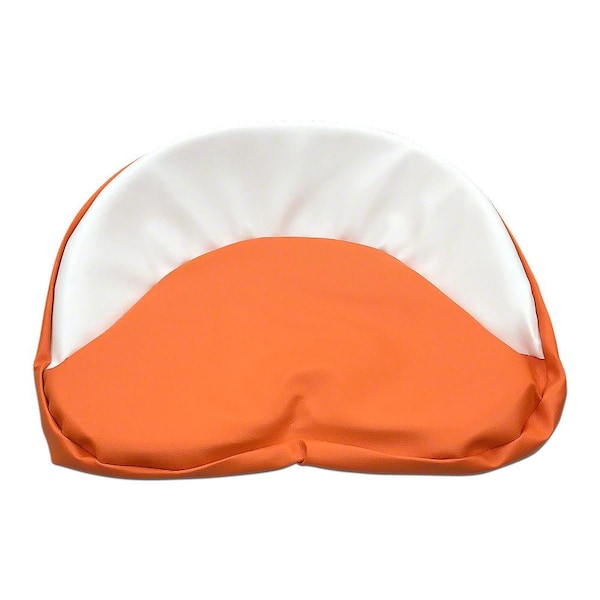 Aftermarket Orange And White Tractor Seat Pad MIS006AC Fits Case Models V VAO 320 430 530 MIS006AC-STR_2 - main